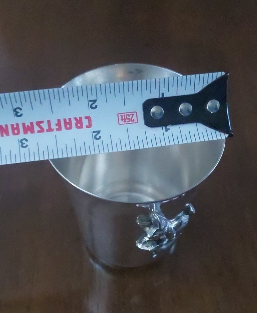 Vintage Napier 6oz Silver Plated Peter Rabbit 3D Cup