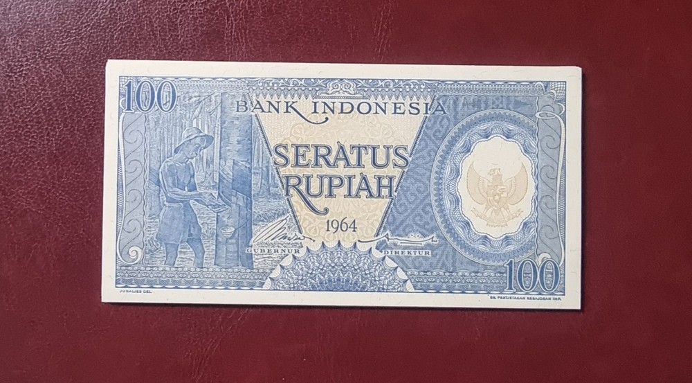 Bank Indonesia 100 RUPIAH 1964 UNC