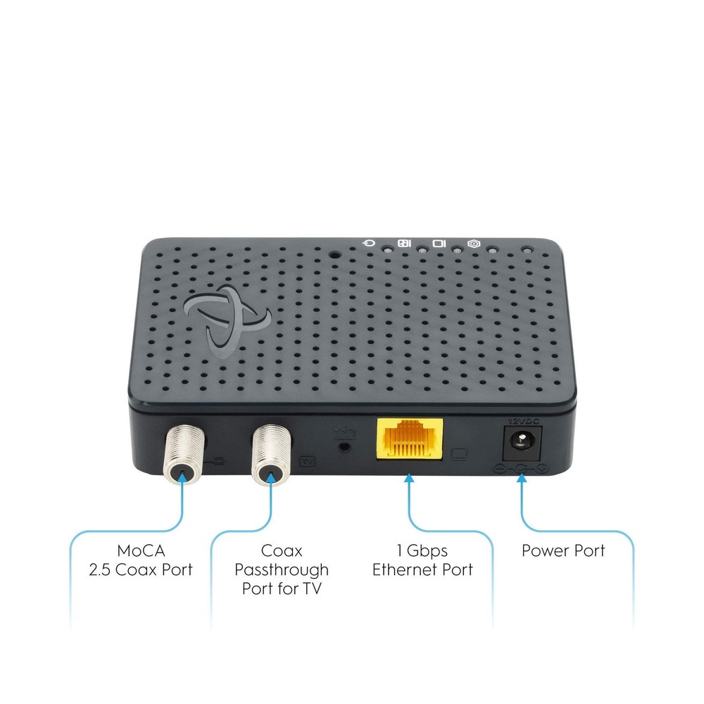 MoCA 2.5 Adapter - Single Unit (2nd Adapter Required) | Ethernet Over Coax | ...