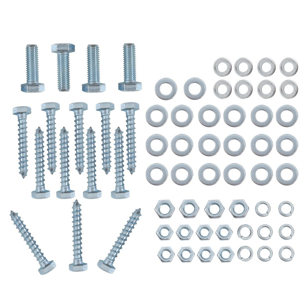 4× 8" Galvanized Swivel Top Bunk Bracket Kit with Hardware Boat Trailer 2x3