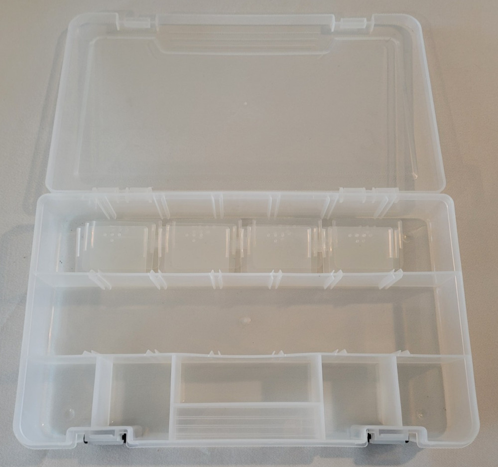 Plastic Tool Storage Organizer Box 4 Drawer Utility Craft Case Handle Portable