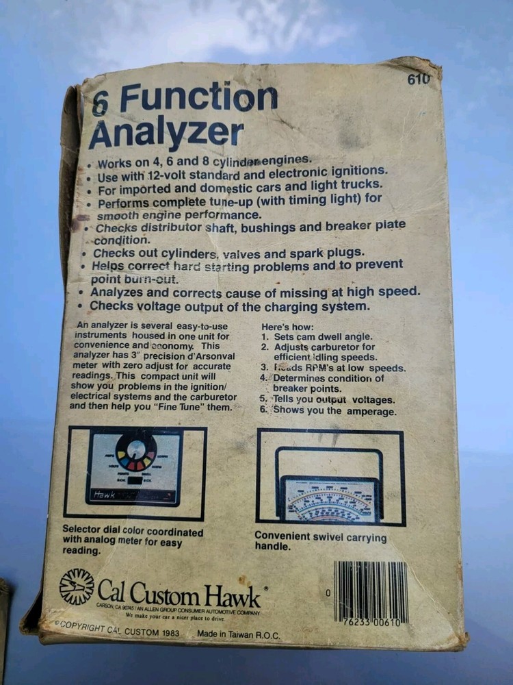 Hawk 6 Function Analyzer for car