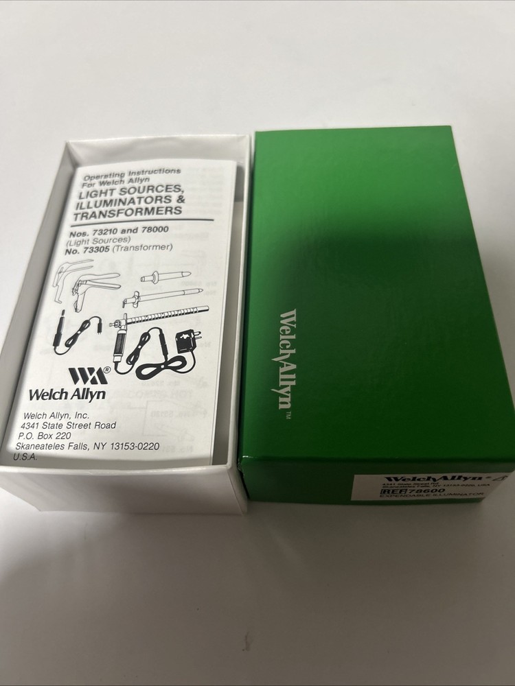 Welch Allyn Light Sources Illuminators For Vaginal Specula 6 Per Box