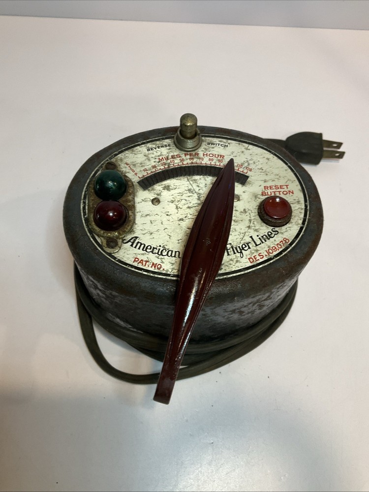 Vintage American Flyer Lines Train Transformer Controller Power Tested