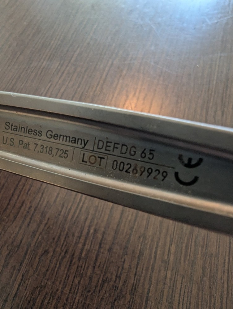 Milltex Grip Deep Forceps 65 DEFDG 65 Surgical Instrument
