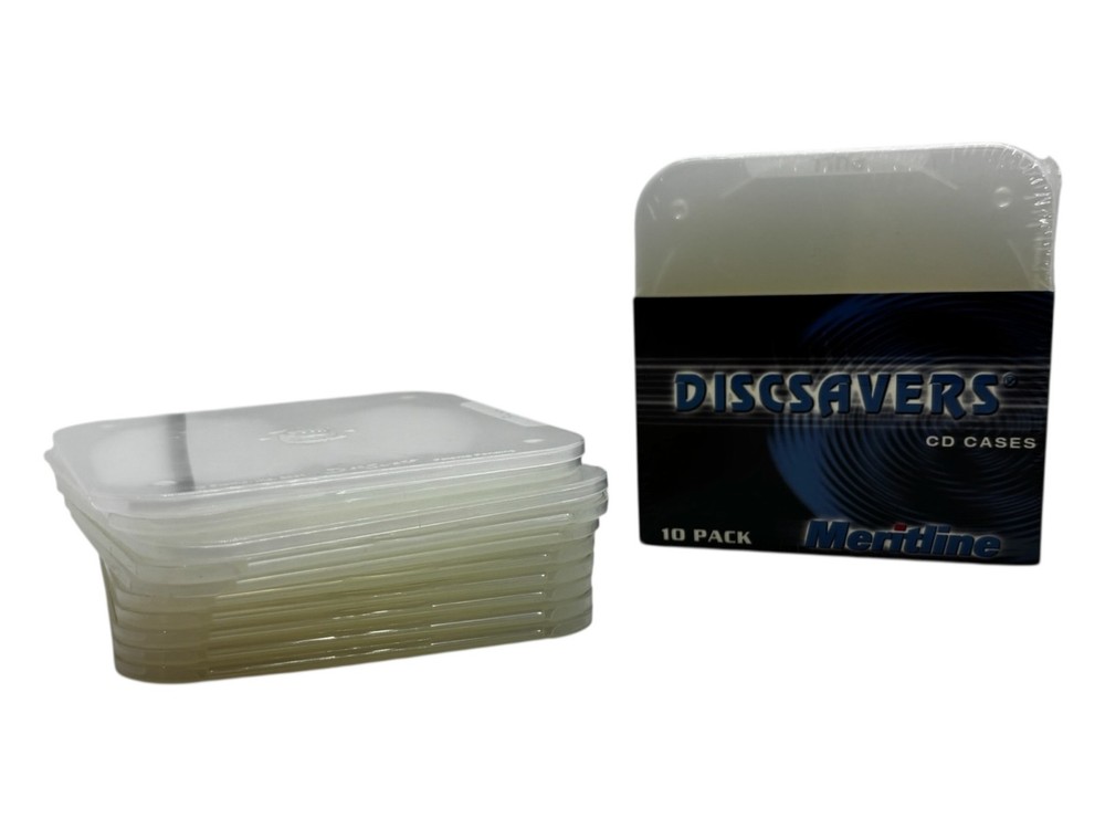 Lot of 2 Discsavers CD Cases 10 pack