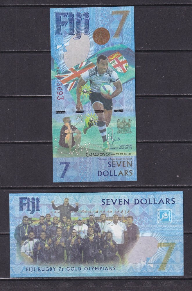 FIJI - 2017 7 Dollars UNC Banknote