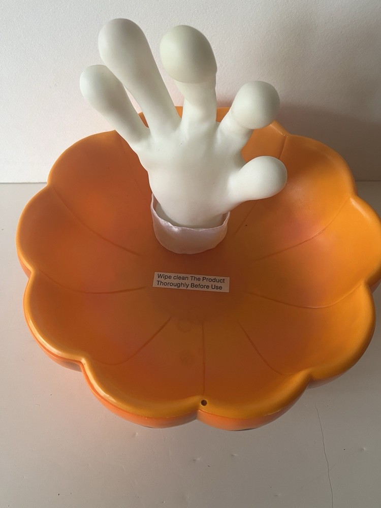 Vintage Animated “Hand” Plastic Halloween Candy Bowl