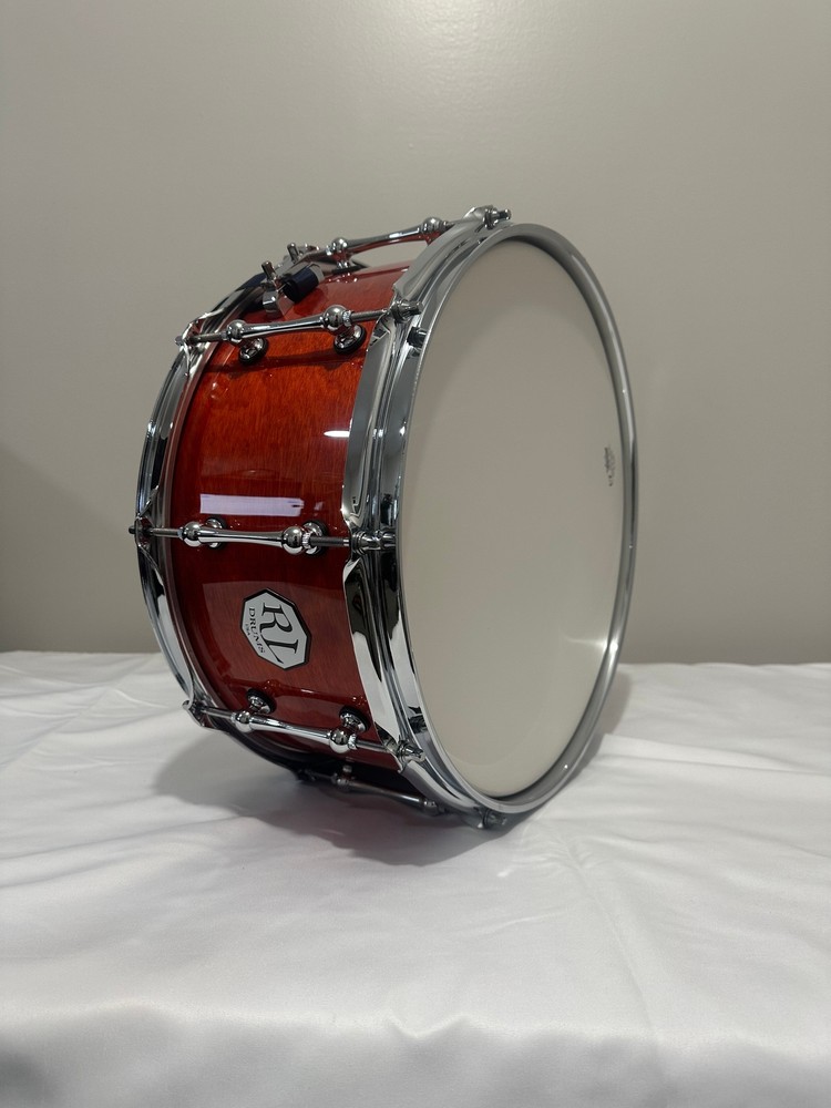 Orange Burst Snare Drum-JBMS10614