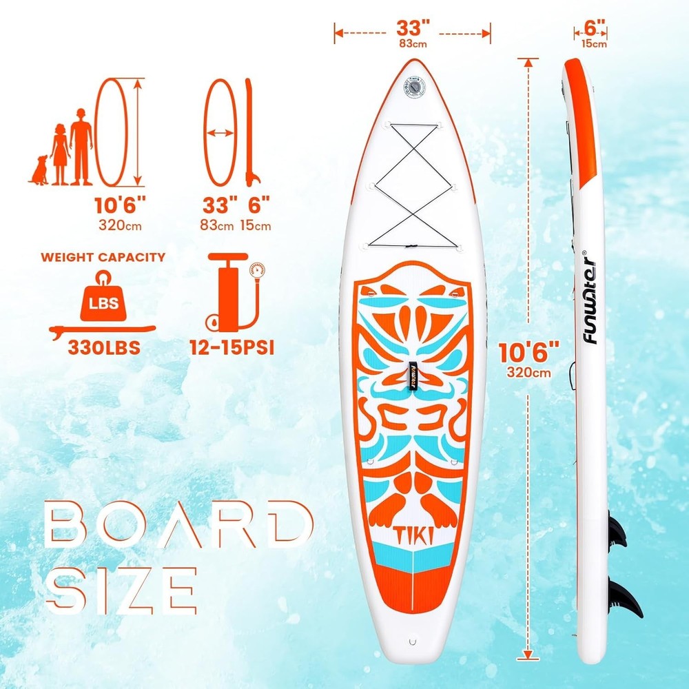 Inflatable Ultra-Light Stand Up Paddleboard with Accessories