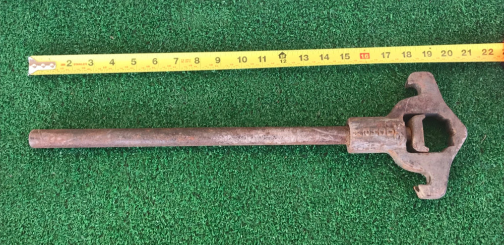 Akron Adjustable Fire Hydrant Hose Wrench Universal Spanner
