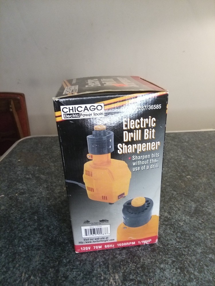 Chicago Electric Drill Bit Sharpener 36585