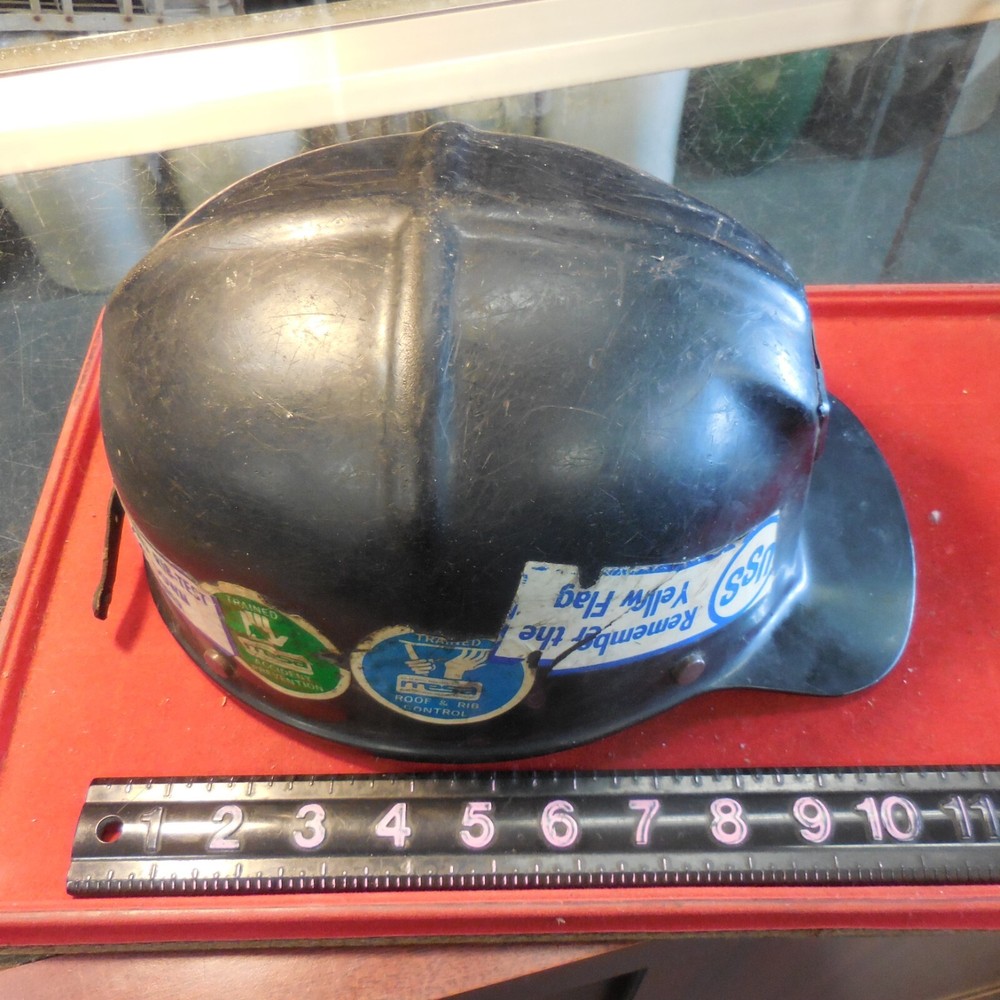 Vintage MSA Low Vein Cap Coal Mining Helmet Hat Coal Miners Hat