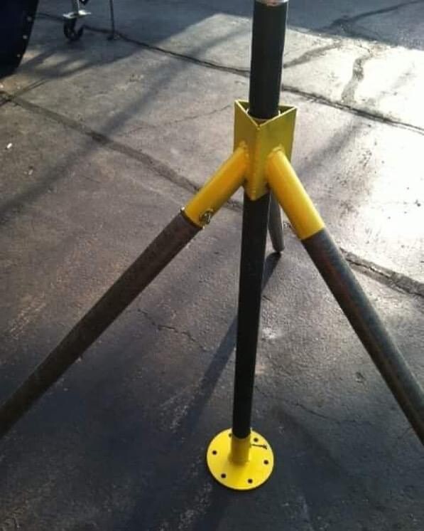Tripod for military poles HAM radio