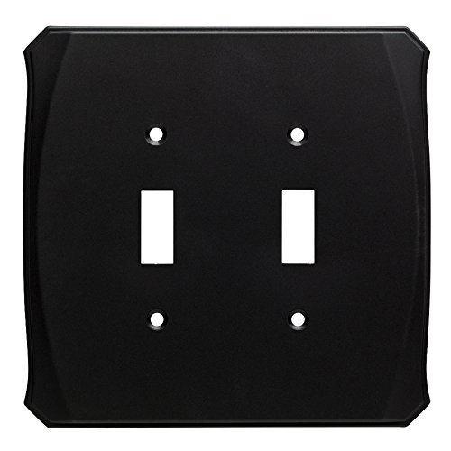 Liberty W34475-CO Coco Bronze Double Switch Cover Plate