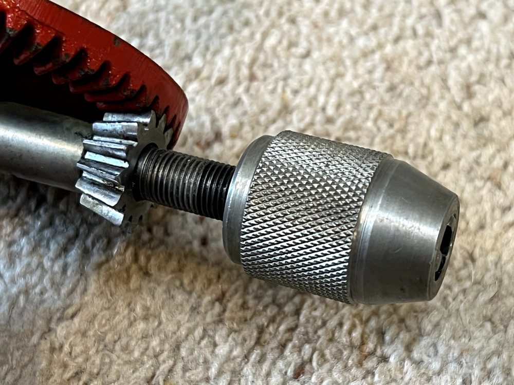 VINTAGE GENKO GERMANY HAND DRILL RED EGGBEATER STYLE