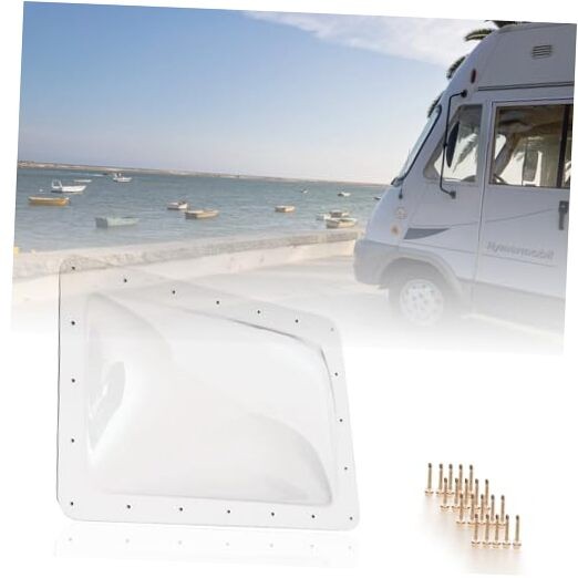 RV Skylight Replacement 18" x 26" -Universal Outer Dome Fits All Standard CLEAR