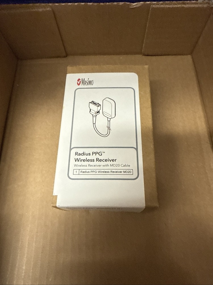 MASIMO 4588 RADIUS PPG MD20 WIRELESS RECEIVER SpO2 CABLE