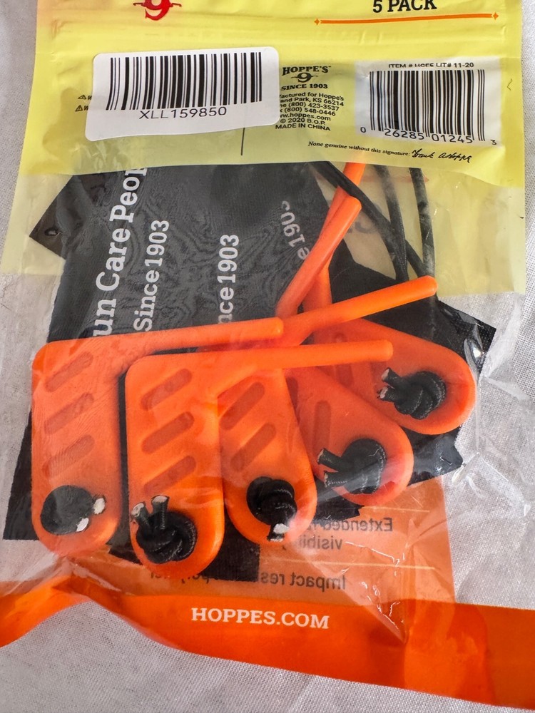 Hoppe's Empty Chamber Safety Flags Model: HCF5 - 5 Pack