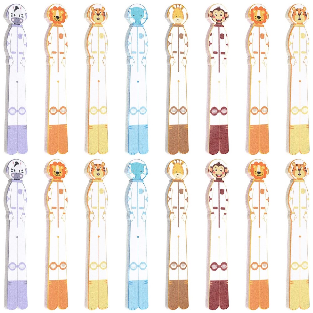 32 Pcs Spaceman Writing Tools Colored Spacers for Handwriting Tool Kids