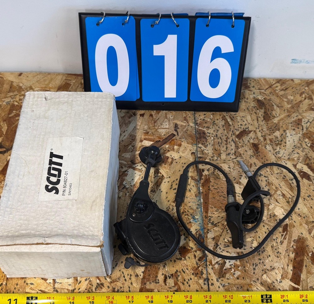 SCOTT Hazmat Radiocom Communication Device Face piece Fire Voice 804827-01