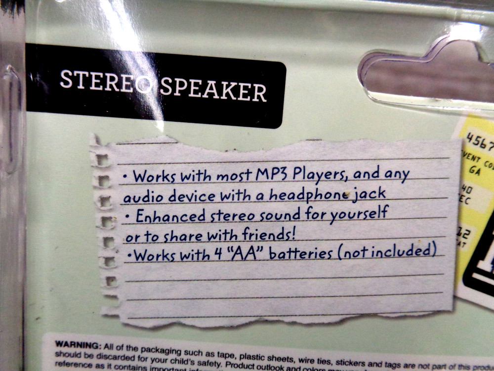 2012 ONE DIRECTION 1D Stereo SPEAKER MP3 Player or any device w/ Headphone Jack