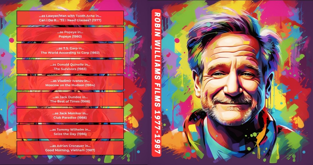 Robin Williams Collection - Custom Blu-ray Covers & Empty Cases