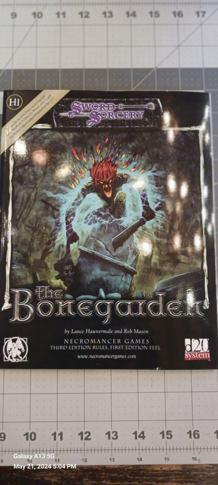 D&D d20 Sword & Sorcery H1 The Bonegarden