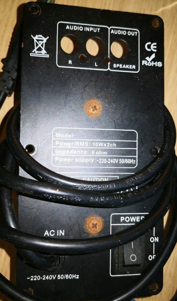 replacement panel speaker transformer INPUT 220V-50HZ OUTPUT 12v 6v x2
