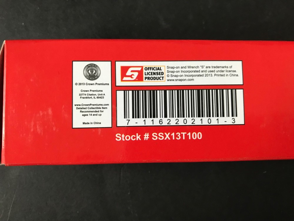 Snap-on Tools Step Van Desk Clock - NEW - Stock # SSX13T100