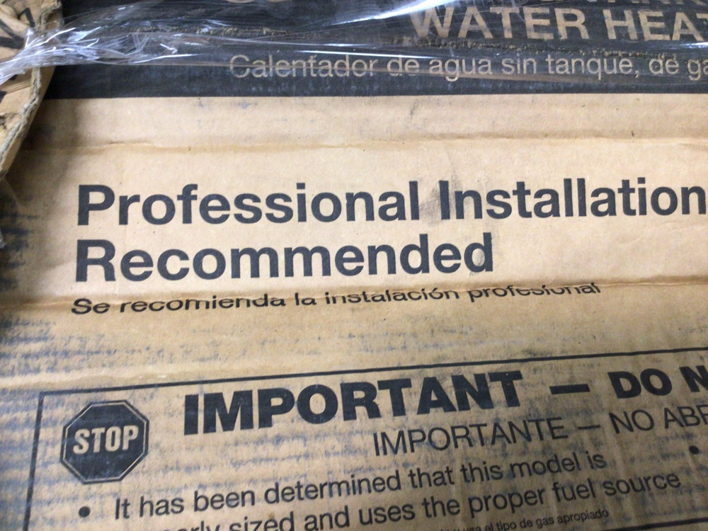 RHEEM RTGH-95DVLN-2 Indoor Natural Gas Condensing Tankless Water Heater NEW