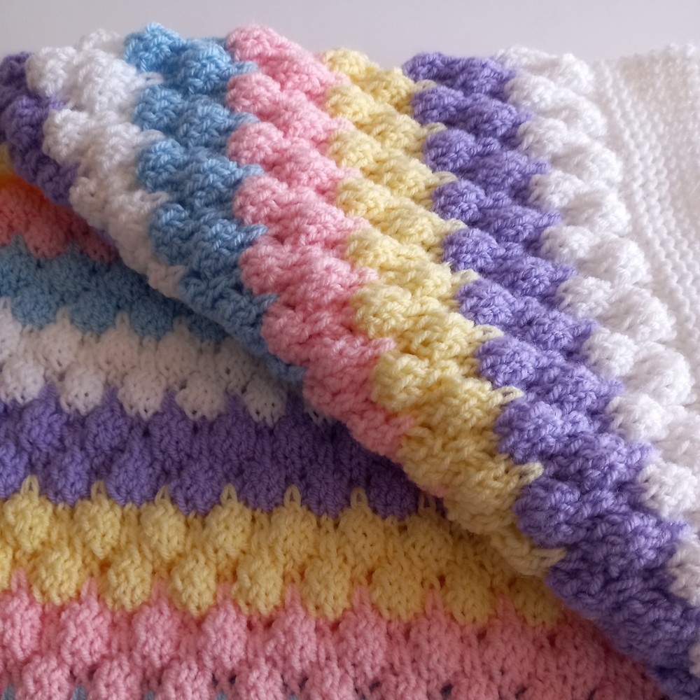 Hand Knitted Baby Blanket