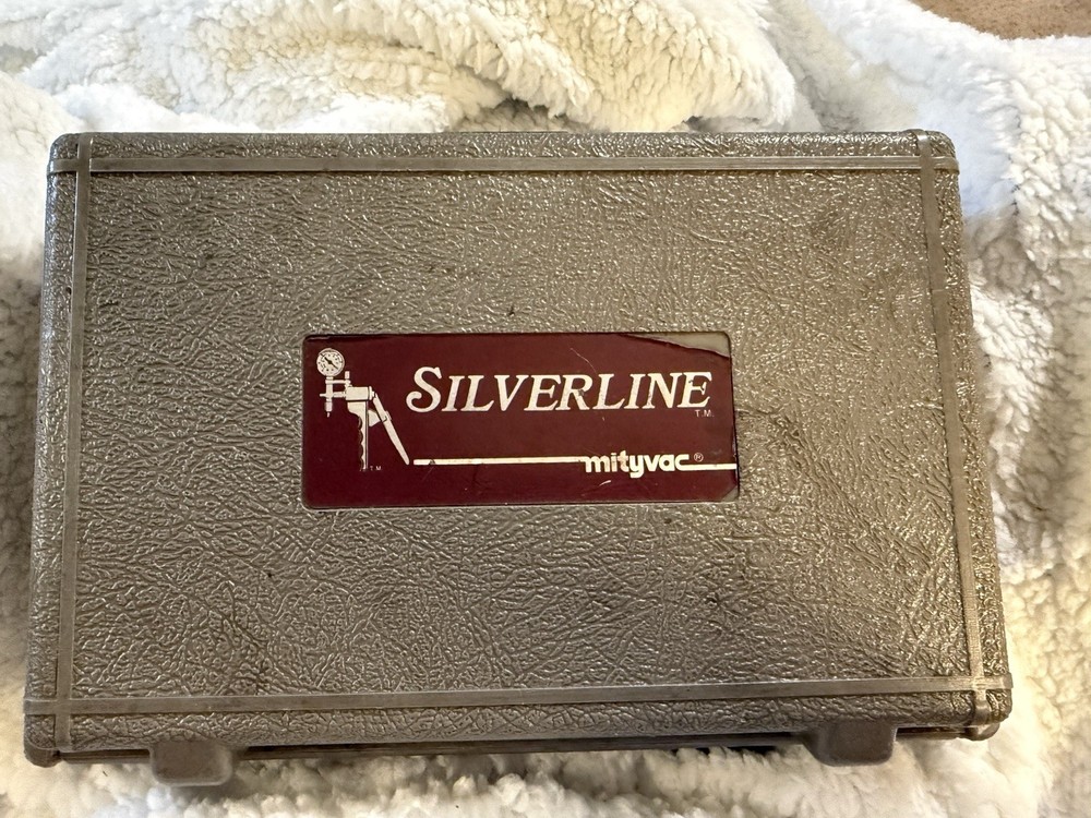 Silverline Mityvac, Untested, Parts Missing ,Vacuum Gun Works