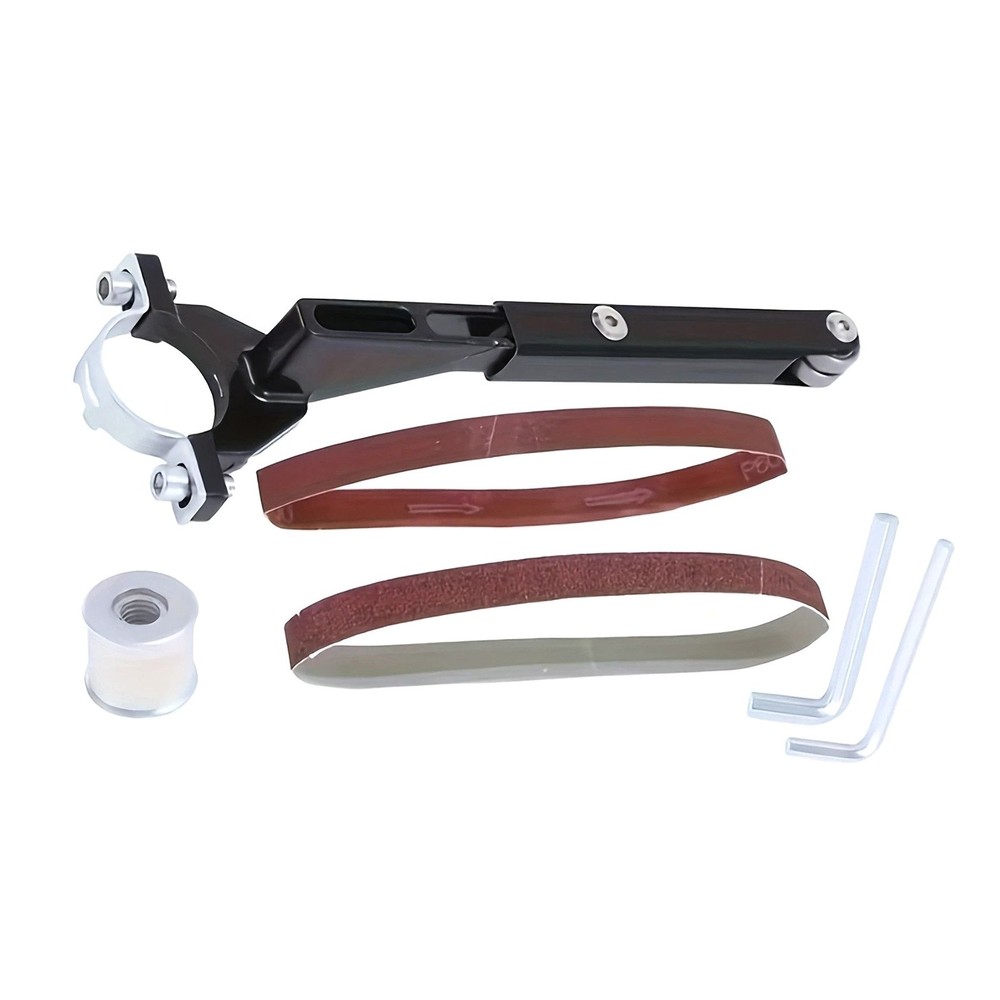 Belt Sander Conversion Adapter Unit For Angle Grinder Metal Wood Sanding Kit
