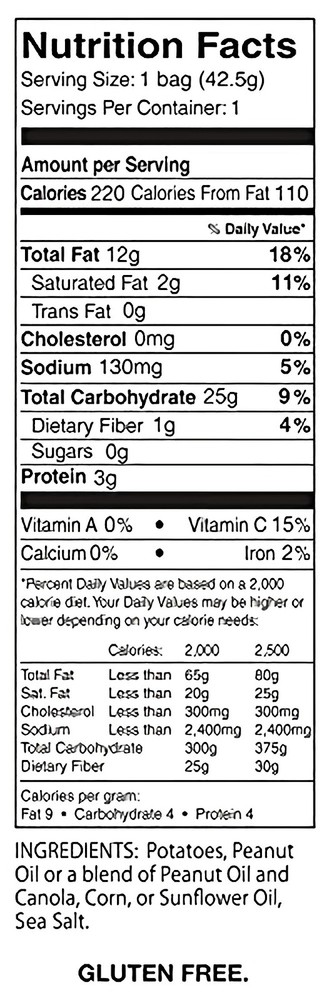 Zapp's New Orleans Kettle-Style Potato Chips, Regular | 30 Count