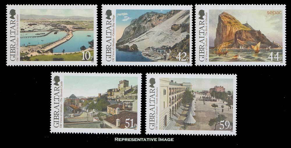Gibraltar Scott 1205-1209 Mint never hinged.