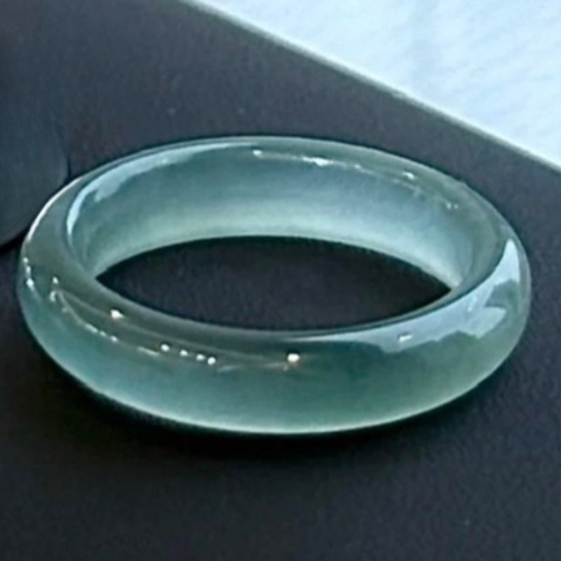High transparency ice solid color splicing ring, new Chinese style solid ring