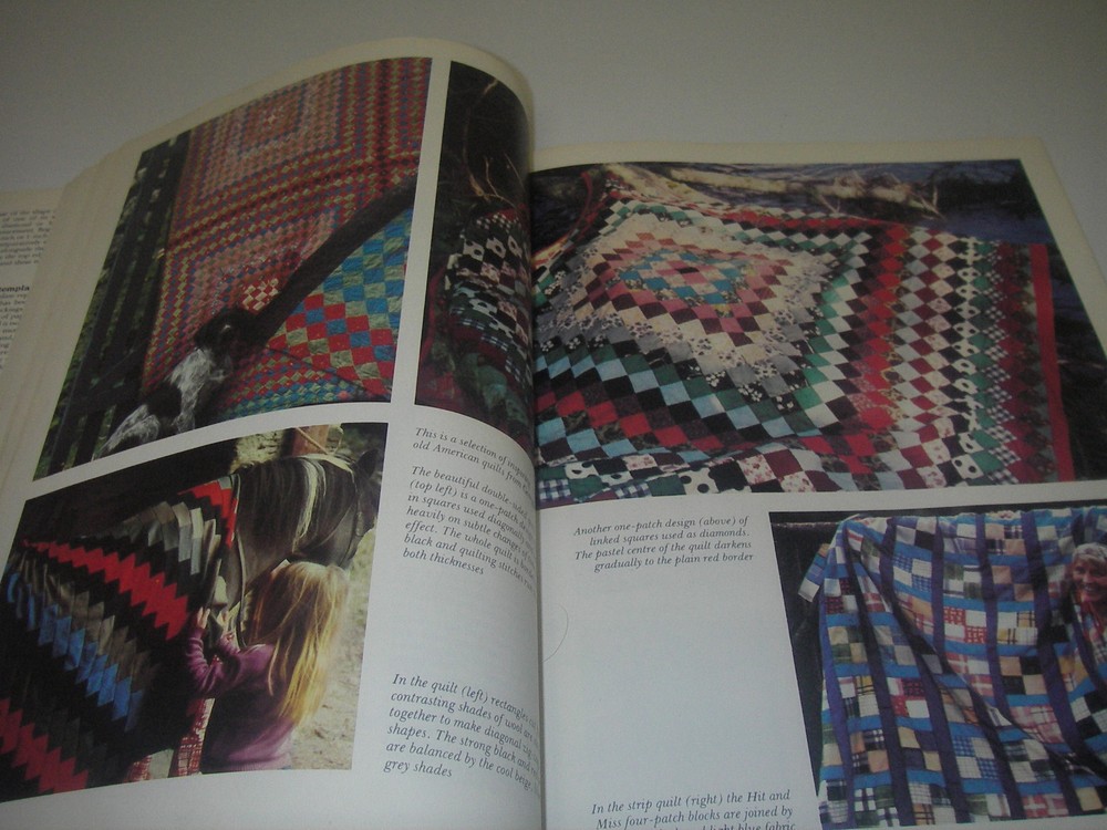 CRAFT Book 1973 All About Patchwork/Marshall Cavendish instruction/ideas/pattern