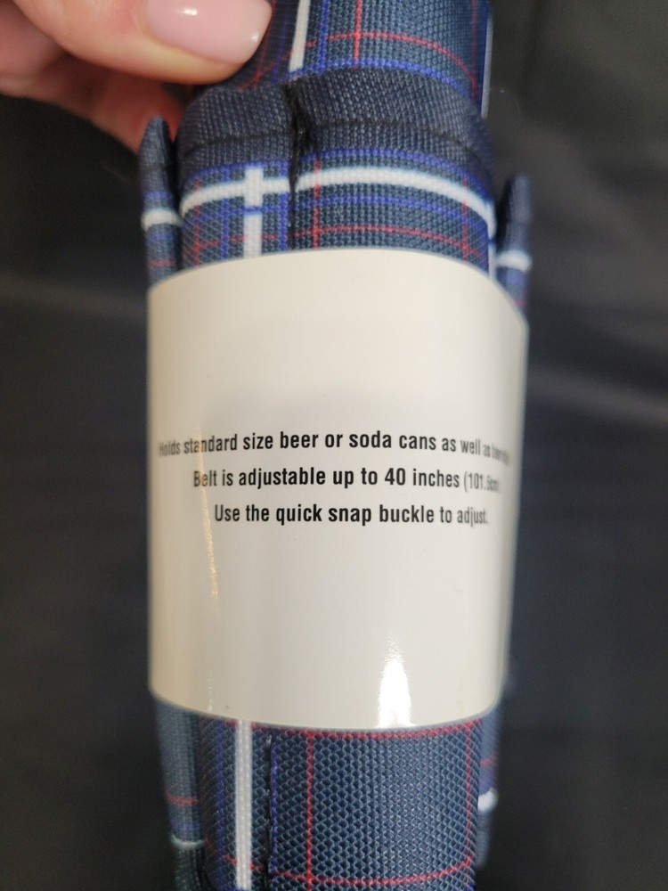 Novelty Beer Caddy Belt 6 pack, adjustable to 40 in