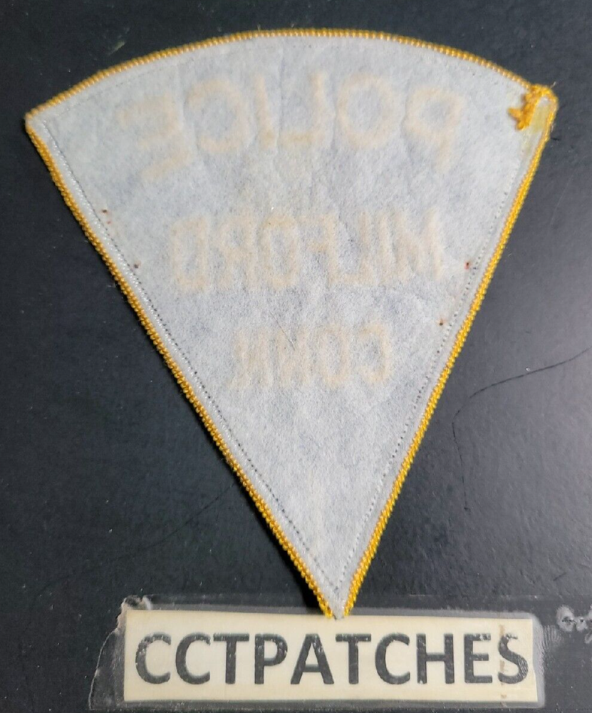 MILFORD, CONNECTICUT POLICE SHOULDER PATCH CT