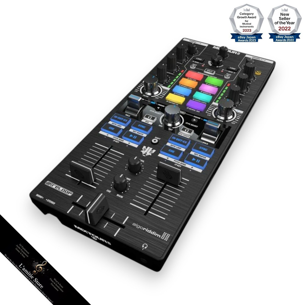 RELOOP MixTour Pro Algoriddim B STOCK DJ Controller Audio Interfaces Japan New