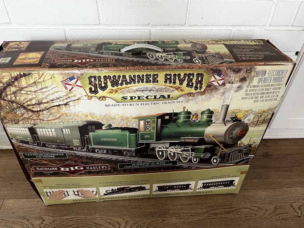 Bachmann G Scale Suwannee River Special Steam Train Set