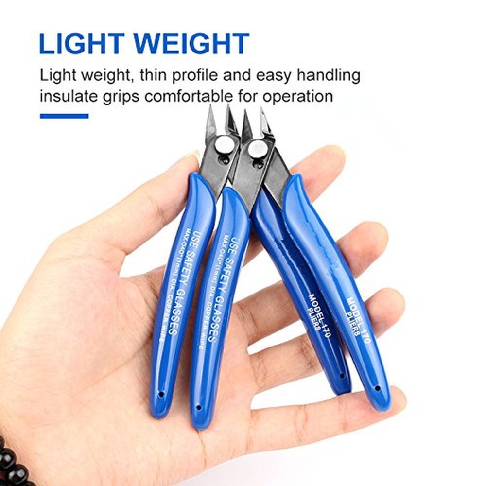 5Pcs/PACK 170 Flush Cutter Internal Spring Cutting Pliers Small wire cutters