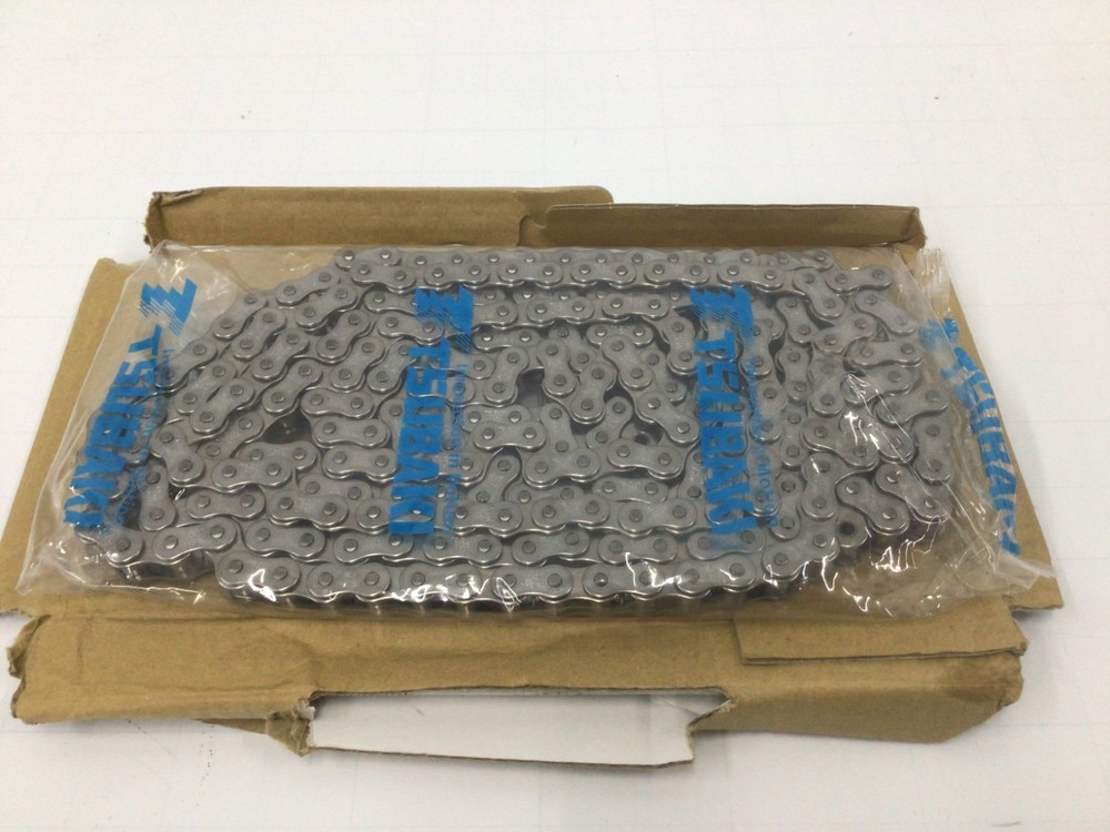 TSUBAKI 40SS Roller Chain,10ft,Rollerless Bushing,SS 6L076