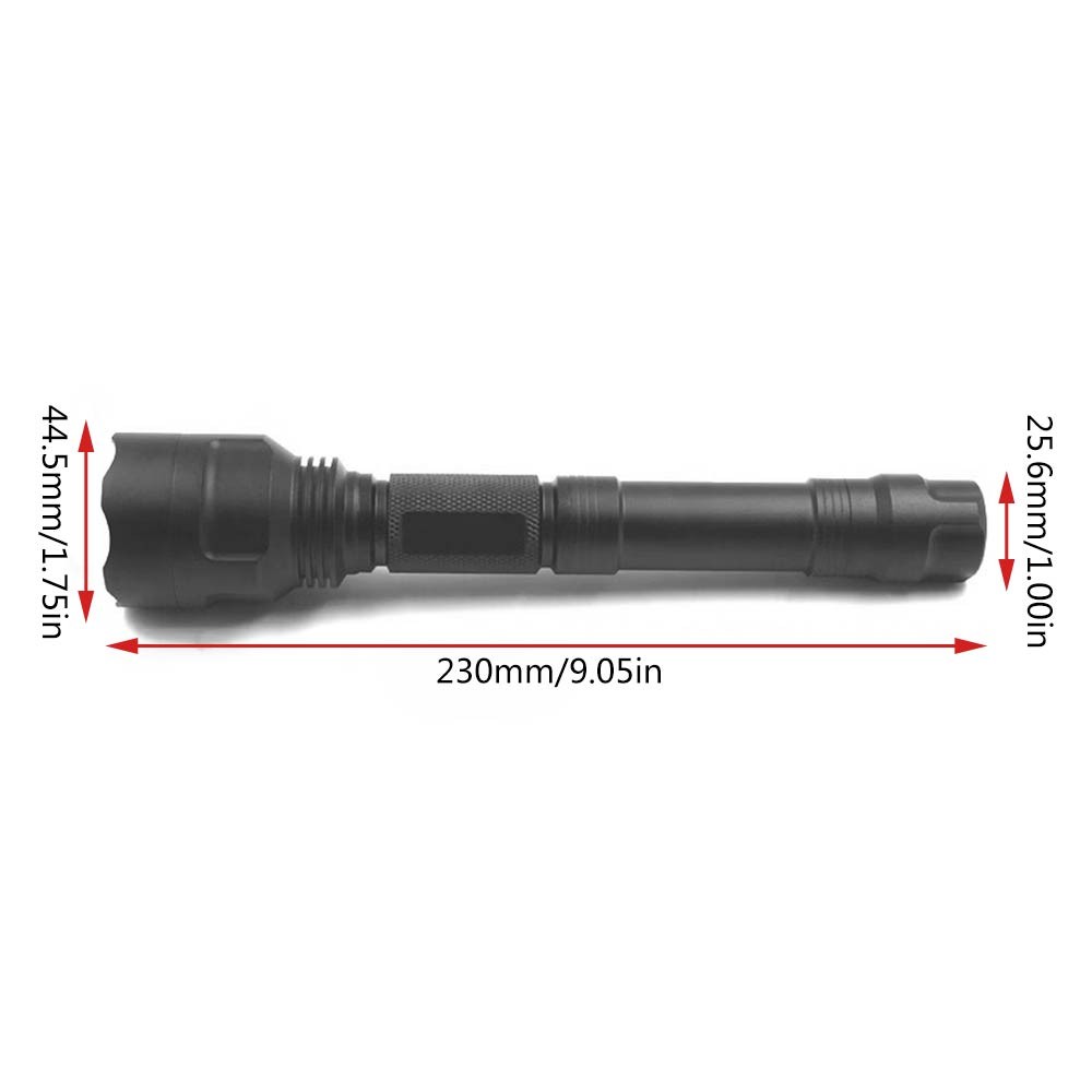 365 nM UV Camping Light 3LED Flashlight BlackLight Inspect Torch Rechargeable