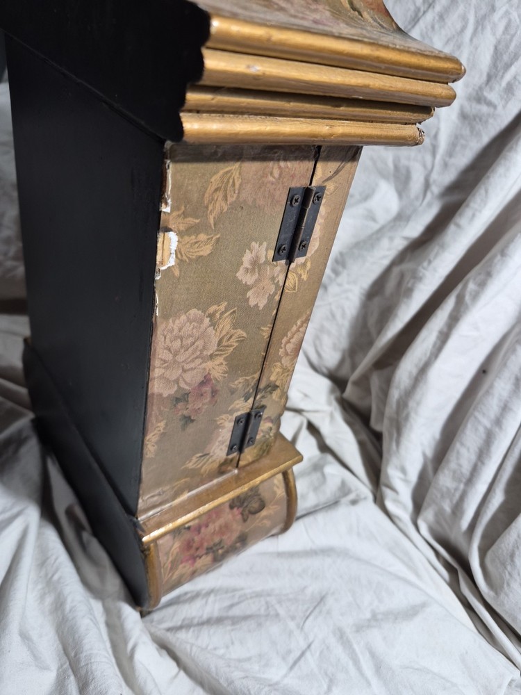 Hand Crafted Quartz Clock With Storage Compartment