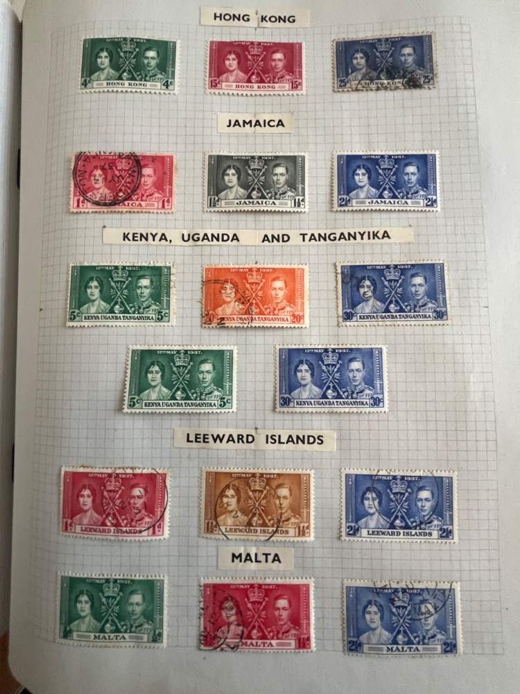 George VI 1937 Commonwealth Coronation Issues 45+ Countries & Territories