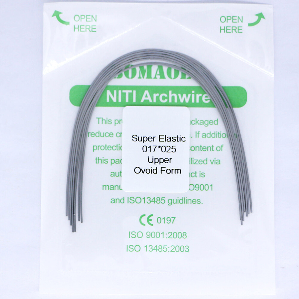 10Pcs Dental Orthodontic Super Elastic Niti Arch Wire ROUND Rectangular Ovoid