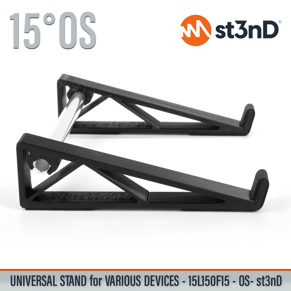 UNIVERSAL STAND for SYNTHS / CONTROLLERS / FX - 15° - Open Style - 15L150F15
