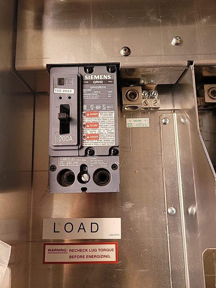 Ronk MSB320LC5-UG Meter Base 320/400 Amp Single Phase Lever Bypass + Breakers